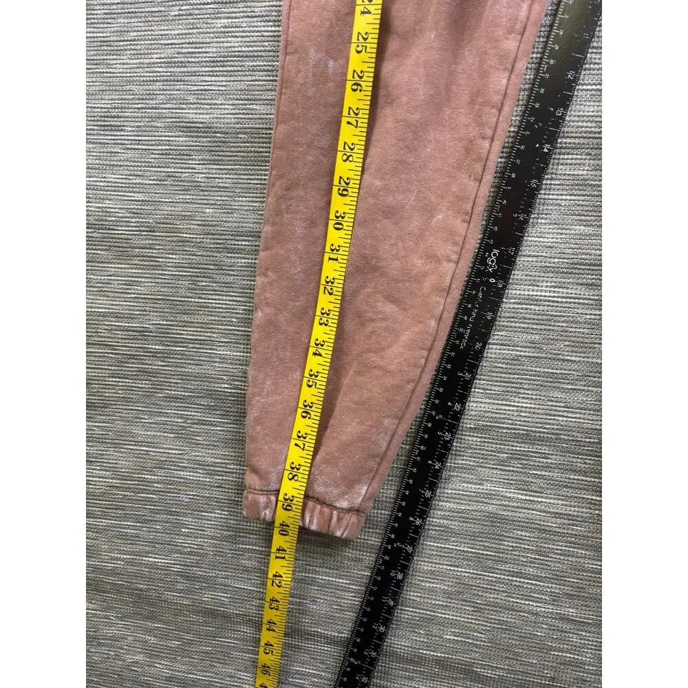 Jordan Pants Mens XS Brown Fleece Joggers Sweatpants Flight Patch Elastic Waist